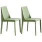 Metal Indoor Upholstered Side Chair Matte Finish Faux Leather Solid Back Dining Chair Light Green 2 Piece Set Clearhalo 'Dining Chairs' 'Dining Tables & Seating' 'dining_chair' 'furn' 'furn_dining_chair' 'Furniture' 'Kitchen & Dining Furniture' 5148652