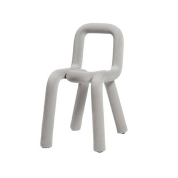 Contemporary Style Open Back Chair Velvet Dining Side Chair for Indoor Grey 1 Piece Clearhalo 'Dining Chairs' 'Dining Tables & Seating' 'dining_chair' 'furn' 'furn_dining_chair' 'Furniture' 'Kitchen & Dining Furniture' 5148707