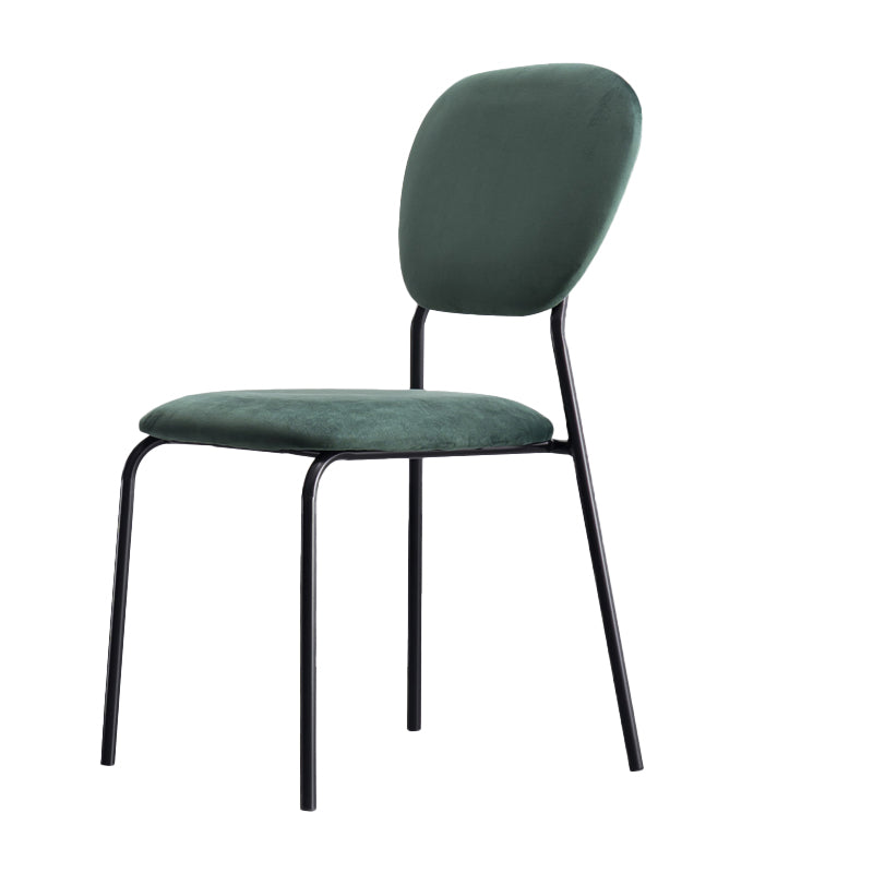 Armless Dining Chairs Industrial Side Chairs for Dining Room Army Green Clearhalo 'Dining Chairs' 'Dining Tables & Seating' 'dining_chair' 'furn' 'furn_dining_chair' 'Furniture' 'Kitchen & Dining Furniture' 5148951