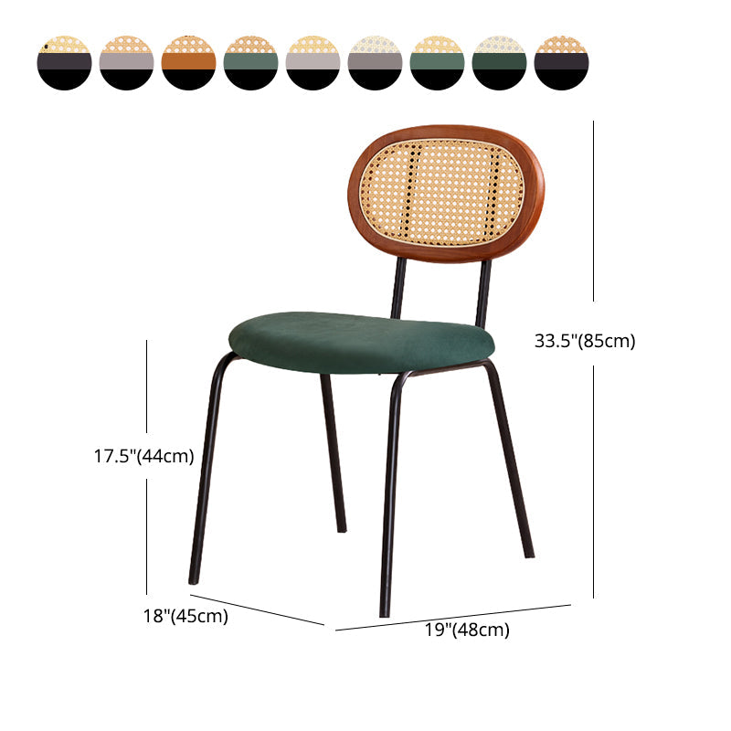 Armless Dining Chairs Industrial Side Chairs for Dining Room Clearhalo 'Dining Chairs' 'Dining Tables & Seating' 'dining_chair' 'furn' 'furn_dining_chair' 'Furniture' 'Kitchen & Dining Furniture' 5148961