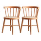 Dining Room Arm Chairs Modern Solid Wood Side Chair for Home Cherry Wood 2 Piece Set Clearhalo 'Dining Chairs' 'Dining Tables & Seating' 'dining_chair' 'furn' 'furn_dining_chair' 'Furniture' 'Kitchen & Dining Furniture' 5149017