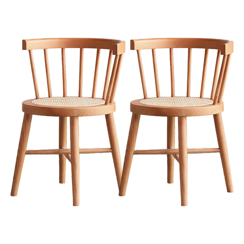 Dining Room Arm Chairs Modern Solid Wood Side Chair for Home Cherry Wood 2 Piece Set Clearhalo 'Dining Chairs' 'Dining Tables & Seating' 'dining_chair' 'furn' 'furn_dining_chair' 'Furniture' 'Kitchen & Dining Furniture' 5149017