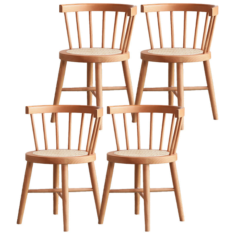 Dining Room Arm Chairs Modern Solid Wood Side Chair for Home Cherry Wood 4 Piece Set Clearhalo 'Dining Chairs' 'Dining Tables & Seating' 'dining_chair' 'furn' 'furn_dining_chair' 'Furniture' 'Kitchen & Dining Furniture' 5149018