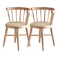 Dining Room Arm Chairs Modern Solid Wood Side Chair for Home Wood 2 Piece Set Clearhalo 'Dining Chairs' 'Dining Tables & Seating' 'dining_chair' 'furn' 'furn_dining_chair' 'Furniture' 'Kitchen & Dining Furniture' 5149023