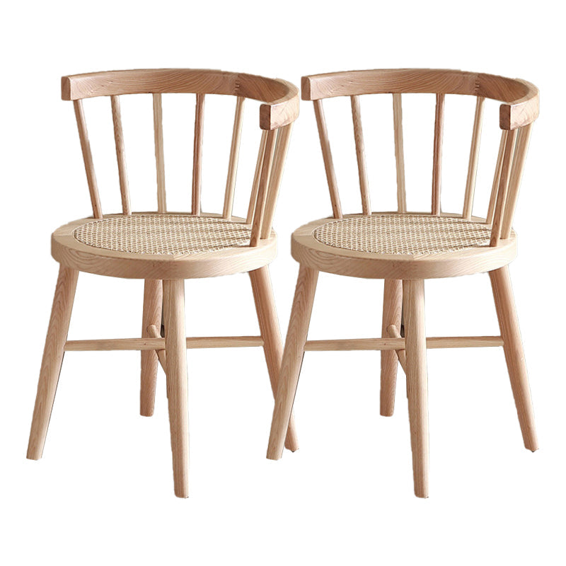 Dining Room Arm Chairs Modern Solid Wood Side Chair for Home Wood 2 Piece Set Clearhalo 'Dining Chairs' 'Dining Tables & Seating' 'dining_chair' 'furn' 'furn_dining_chair' 'Furniture' 'Kitchen & Dining Furniture' 5149023