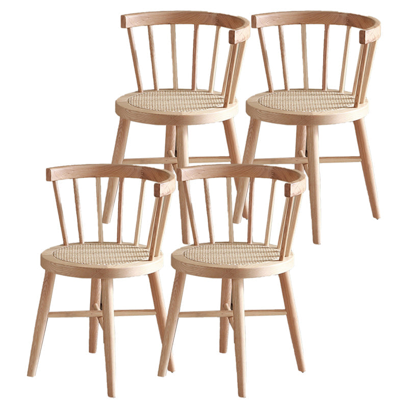 Dining Room Arm Chairs Modern Solid Wood Side Chair for Home Wood 4 Piece Set Clearhalo 'Dining Chairs' 'Dining Tables & Seating' 'dining_chair' 'furn' 'furn_dining_chair' 'Furniture' 'Kitchen & Dining Furniture' 5149025
