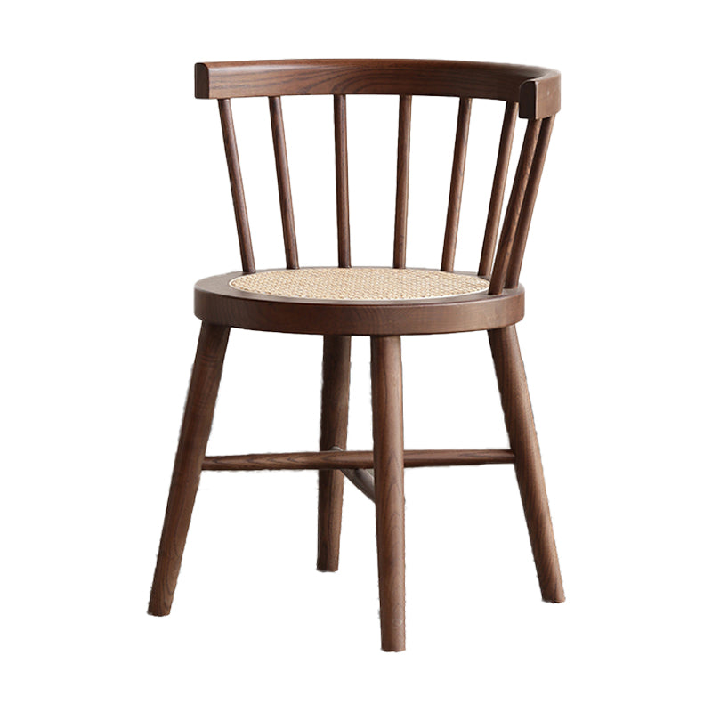 Dining Room Arm Chairs Modern Solid Wood Side Chair for Home Walnut 1 Piece Clearhalo 'Dining Chairs' 'Dining Tables & Seating' 'dining_chair' 'furn' 'furn_dining_chair' 'Furniture' 'Kitchen & Dining Furniture' 5149027