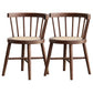 Dining Room Arm Chairs Modern Solid Wood Side Chair for Home Walnut 2 Piece Set Clearhalo 'Dining Chairs' 'Dining Tables & Seating' 'dining_chair' 'furn' 'furn_dining_chair' 'Furniture' 'Kitchen & Dining Furniture' 5149028