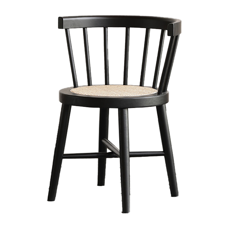 Dining Room Arm Chairs Modern Solid Wood Side Chair for Home Black 1 Piece Clearhalo 'Dining Chairs' 'Dining Tables & Seating' 'dining_chair' 'furn' 'furn_dining_chair' 'Furniture' 'Kitchen & Dining Furniture' 5149032