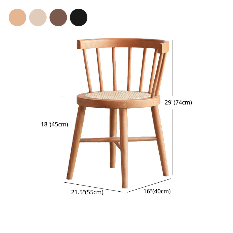 Dining Room Arm Chairs Modern Solid Wood Side Chair for Home Clearhalo 'Dining Chairs' 'Dining Tables & Seating' 'dining_chair' 'furn' 'furn_dining_chair' 'Furniture' 'Kitchen & Dining Furniture' 5149037