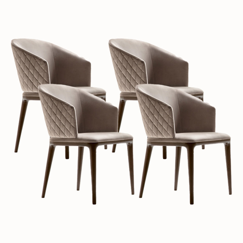 Dining Room Side Chair Contemporary Arm Kitchen Chairs for Home 4 Piece Set Clearhalo 'Dining Chairs' 'Dining Tables & Seating' 'dining_chair' 'furn' 'furn_dining_chair' 'Furniture' 'Kitchen & Dining Furniture' 5149040