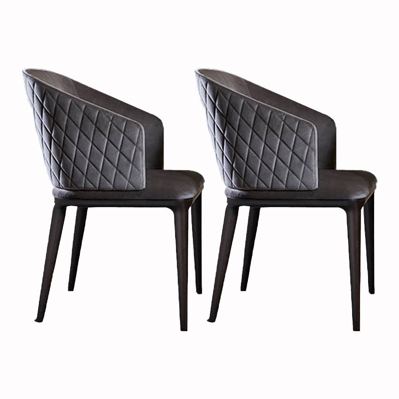 Dining Room Side Chair Contemporary Arm Kitchen Chairs for Home 2 Piece Set Clearhalo 'Dining Chairs' 'Dining Tables & Seating' 'dining_chair' 'furn' 'furn_dining_chair' 'Furniture' 'Kitchen & Dining Furniture' 5149042