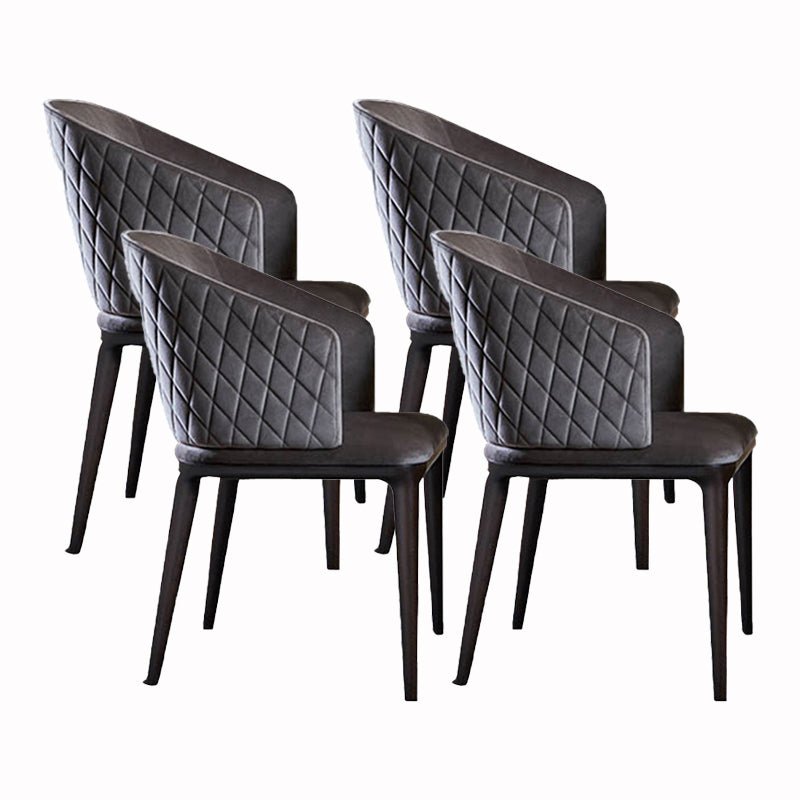 Dining Room Side Chair Contemporary Arm Kitchen Chairs for Home 4 Piece Set Clearhalo 'Dining Chairs' 'Dining Tables & Seating' 'dining_chair' 'furn' 'furn_dining_chair' 'Furniture' 'Kitchen & Dining Furniture' 5149044