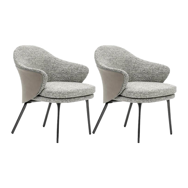 Contemporary Dining Room Side Chairs Upholstered Dining Chairs 2 Piece Set Clearhalo 'Dining Chairs' 'Dining Tables & Seating' 'dining_chair' 'furn' 'furn_dining_chair' 'Furniture' 'Kitchen & Dining Furniture' 5149059