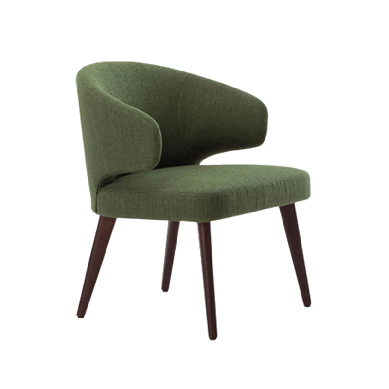 Eetkamer zijstoelen Moderne keukenarmoelstoel met gestoffeerd