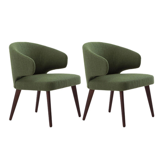 Eetkamer zijstoelen Moderne keukenarmoelstoel met gestoffeerd