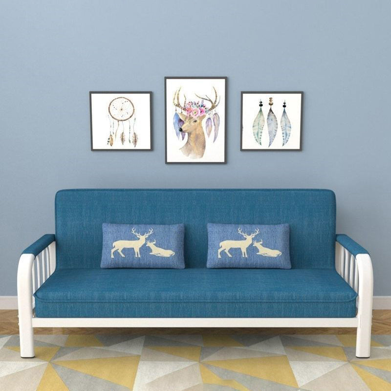 Eigentijdse vierkante arm slaapbank wasbare cabriolebank voor woonkamer