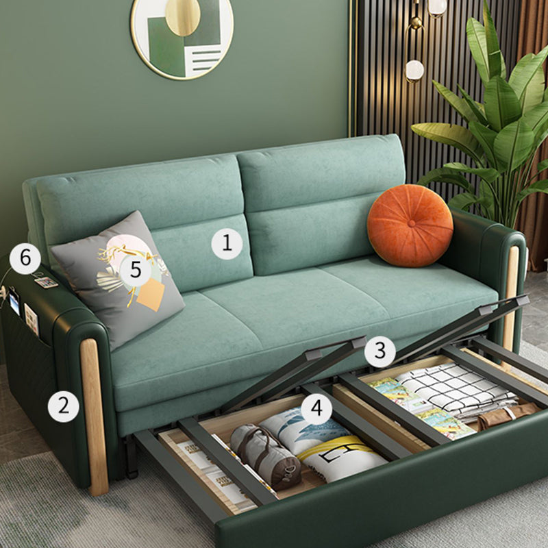 Canapé de canapé de lit convertible convertible avec oreillers avec oreillers