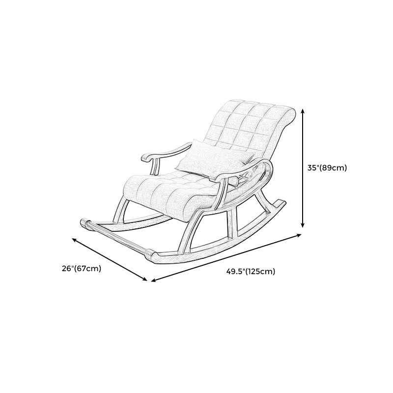 Linnen accentstoel 26.3 "l x49.2" w x35 "h Arms Inclusief stoel