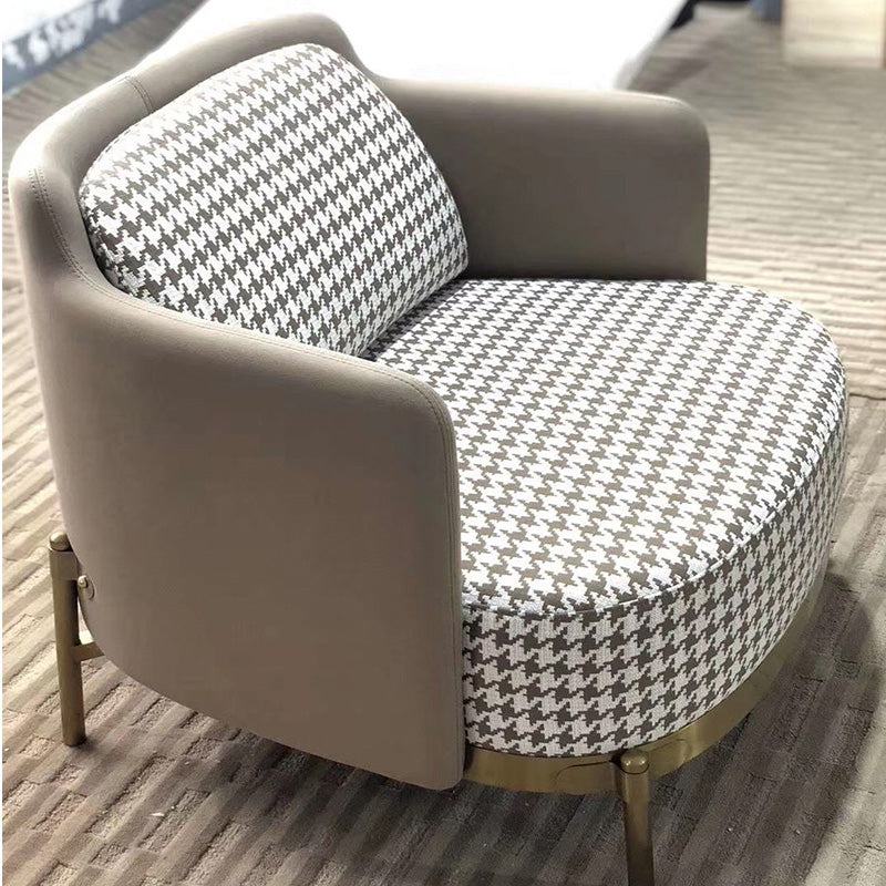 Chaise de lin25.9 "L x29.1" W x 29,5 "H Armes incluses pour salon