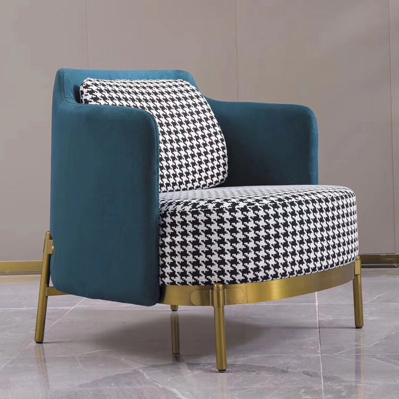 Chaise de lin25.9 "L x29.1" W x 29,5 "H Armes incluses pour salon