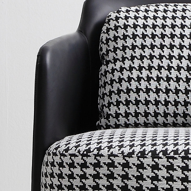 Chaise de lin25.9 "L x29.1" W x 29,5 "H Armes incluses pour salon