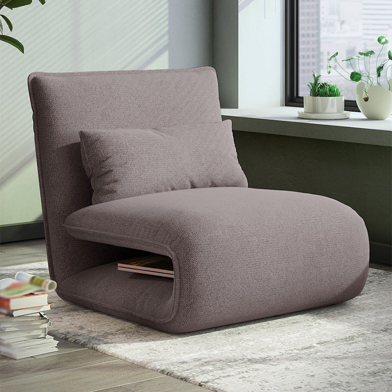 Linen Convertible Chair 25.6"L x 25.6"W Chair for Living Room and Bedroom Coffee Clearhalo 'Accent Chairs' 'accent_chairs' 'Chairs & Seating' 'furn' 'furn_accent_chairs' 'Furniture' 'Living Room Furniture' 5149736