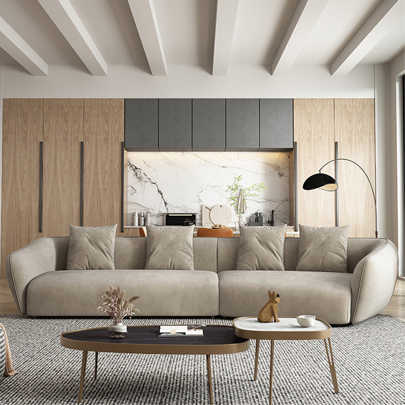 Samtsektion/Sofa mit Kissen Rücken und abgerissenen Armen für die Wohnung