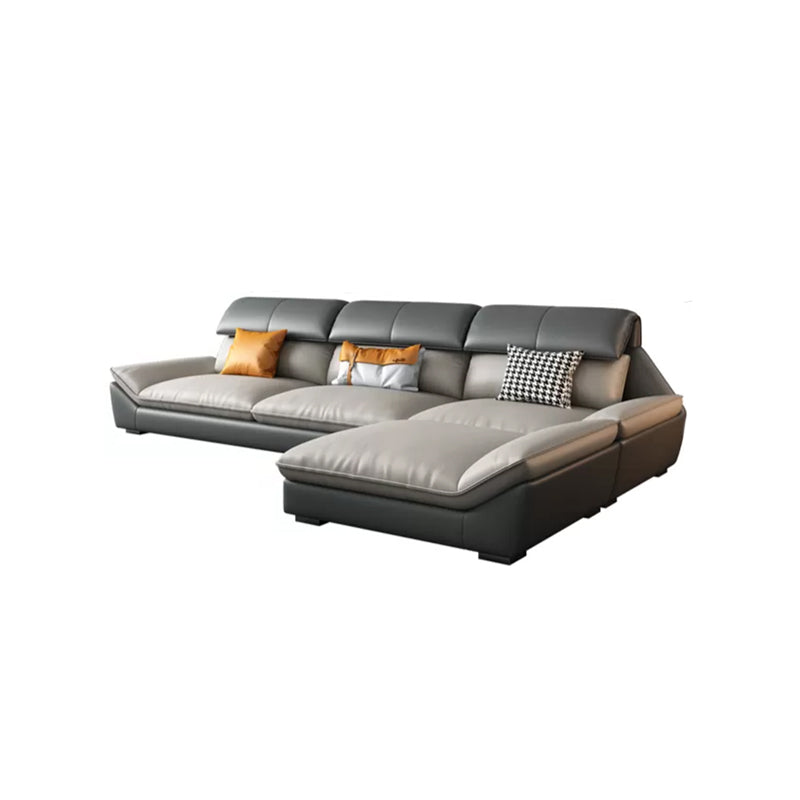 Scandinavian Faux Leather Sofa/Sectionals for Living Room 37.4" High