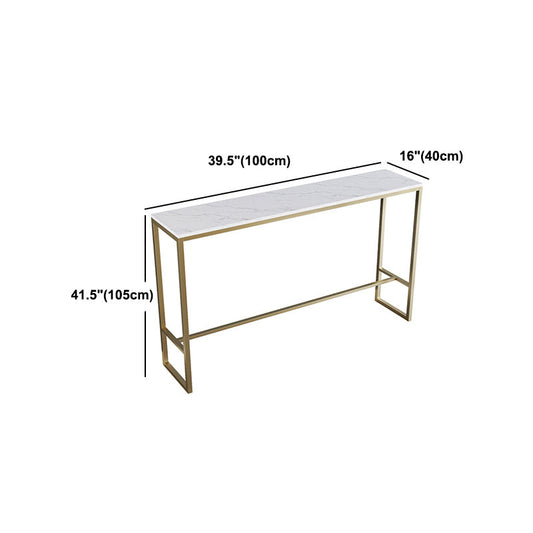 Stone Bar eettafel Glam -stijl rechthoekige balktafel met schroefdoorsnede voor dessertwinkel