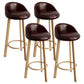 Receptie Low Back Scandinavian Stool Matte afwerking bekeekte barkrukken
