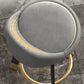 Reception Low Back Scandinavian Stool Matte Finish Upholstered Bar Stools