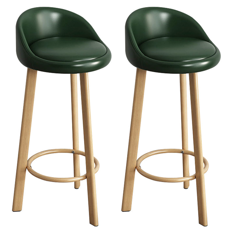 Receptie Low Back Scandinavian Stool Matte afwerking bekeekte barkrukken