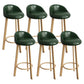 Receptie Low Back Scandinavian Stool Matte afwerking bekeekte barkrukken