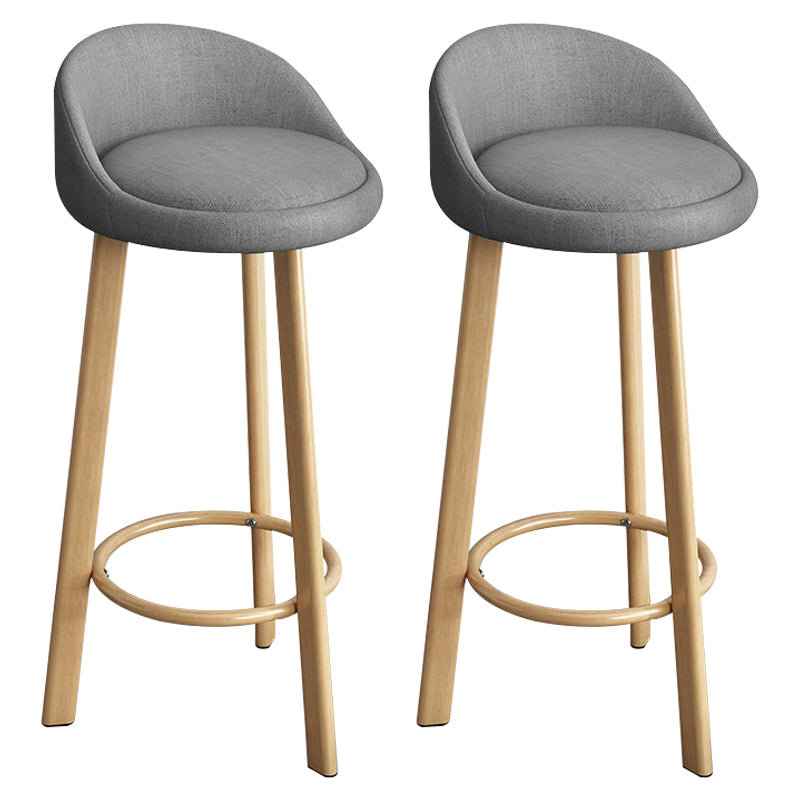Receptie Low Back Scandinavian Stool Matte afwerking bekeekte barkrukken