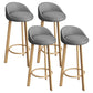 Receptie Low Back Scandinavian Stool Matte afwerking bekeekte barkrukken