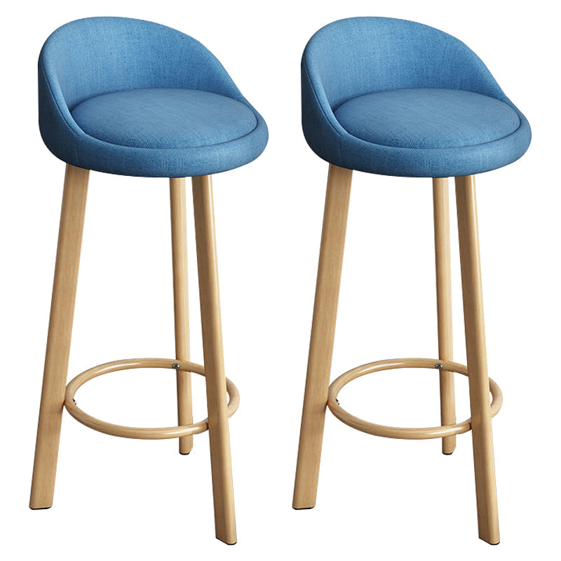 Receptie Low Back Scandinavian Stool Matte afwerking bekeekte barkrukken
