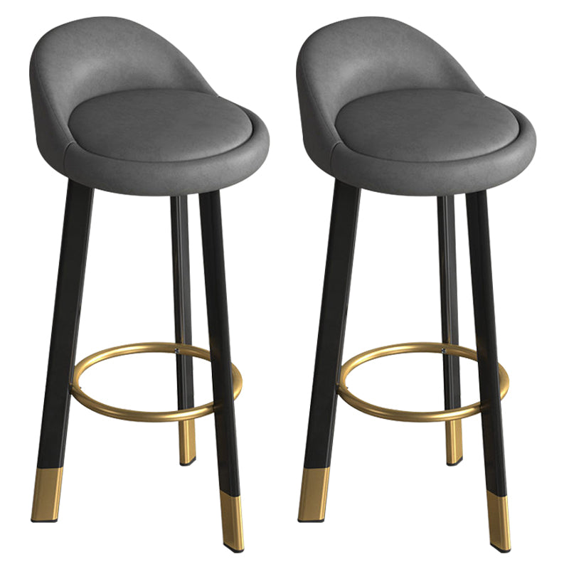 Receptie Low Back Scandinavian Stool Matte afwerking bekeekte barkrukken