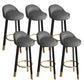 Receptie Low Back Scandinavian Stool Matte afwerking bekeekte barkrukken