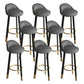 Receptie Low Back Scandinavian Stool Matte afwerking bekeekte barkrukken