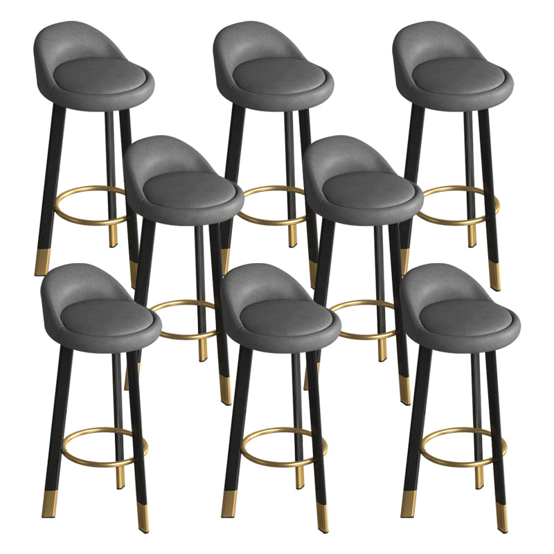 Receptie Low Back Scandinavian Stool Matte afwerking bekeekte barkrukken