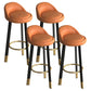 Receptie Low Back Scandinavian Stool Matte afwerking bekeekte barkrukken