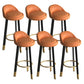 Receptie Low Back Scandinavian Stool Matte afwerking bekeekte barkrukken