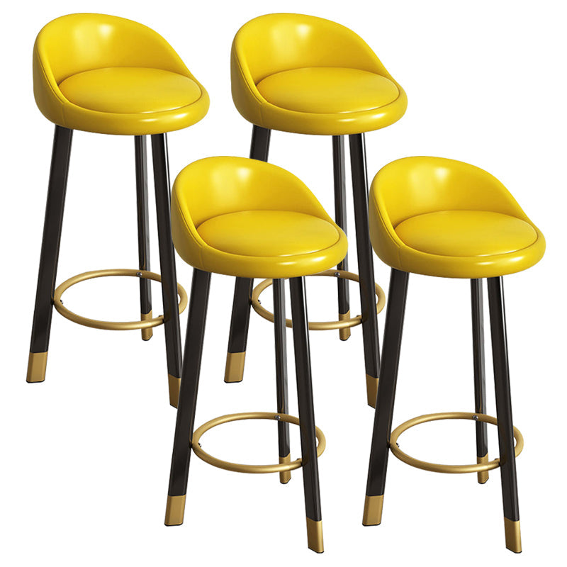 Receptie Low Back Scandinavian Stool Matte afwerking bekeekte barkrukken
