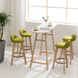 Scandinavische voetsteun Dessert Shop Stool Matte afwerking bekeekte barkrukken