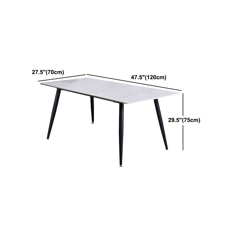 モダンスタイルの焼結型ダイニングラウンドテーブルセット1/4/5ピースダイニングセット
