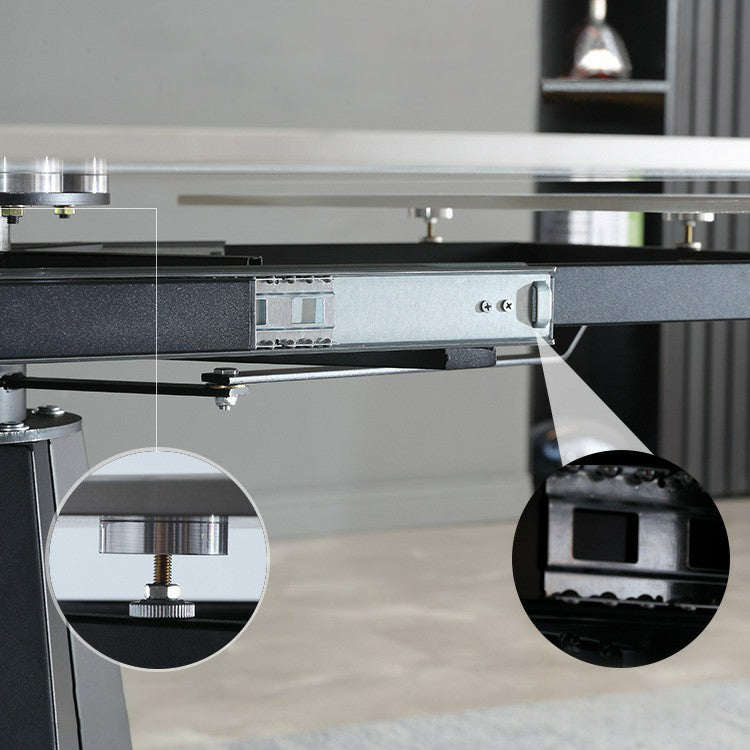 Modern Sintered Stone Dining Round Table Set 1/4/5/7 Pieces Dining Set Clearhalo 'Dining Room Sets' 'Dining Tables & Seating' 'dining_room_set' 'furn' 'furn_dining_room_set' 'Furniture' 'Kitchen & Dining Furniture' 5154942