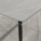 Modern Rectangle Stone Table Standard Height Dining Table with 4 Legs