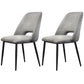 Metal Scandinavian Glam Armless Chair Open Back Indoor-Outdoor Chair