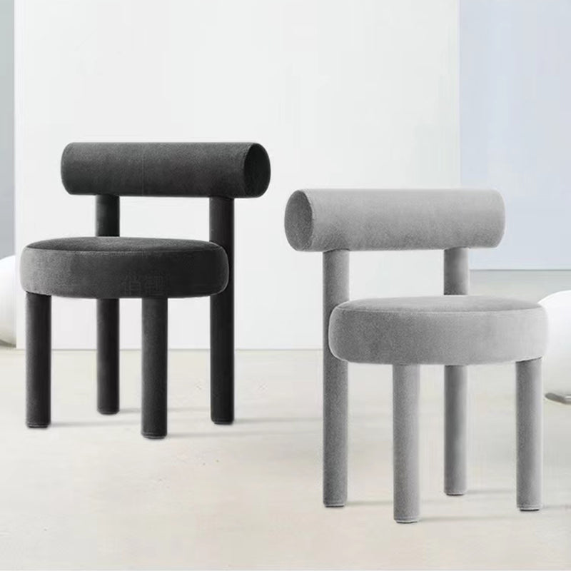 Modern Style Side Chair Upholstered Open Back Armless Dining Chair for Home Clearhalo 'Dining Chairs' 'Dining Tables & Seating' 'dining_chair' 'furn' 'furn_dining_chair' 'Furniture' 'Kitchen & Dining Furniture' 5155406